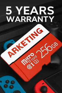 ARKETING TD/256 XM/256 256 GB MiniSD Card Class 10 120 MB/s  Memory Card Compatible with Camera, Gaming Console, Mobile, Tablet