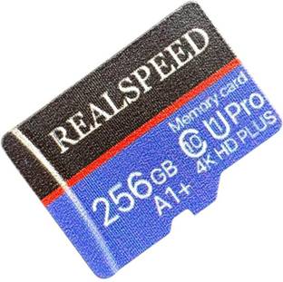 Realspeed microPlus U1 4K microPlus U1 4K 256 GB MMC Micro Card Class 10 140 MB/s  Memory Card Compatible with Computer, Gaming Console, Mobile, Tablet