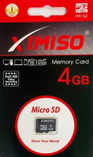 XIMISO XIM4 XIMISO 4 GB MMC Class 10 150 MB/s  Memory Card Compatible with Camera, Mobile, Tablet