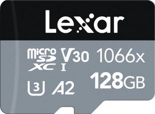 Lexar LMS1066128G-BNANG 128GB Professional 1066x microSDXC™ UHS-I A2 4K V30 UHD Memory Card 128 GB MicroSD Card Class 10 160 MB/s  Memory Card Compatible with Tablet, Camera, Computer, Gaming Console, Mobile