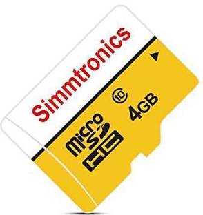 Simmtronics SMMSDC06-004G 0619 HC 4 GB SD Card Class 10 90 MB/s  Memory Card Compatible with Camera, Tablet, Mobile