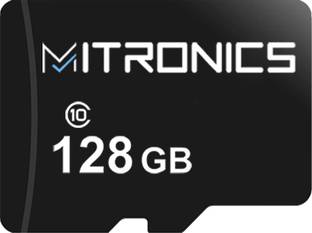 Mitronics 128Gb Memory card Set of 1 128 GB SD Card Class 10 40 MB/s  Memory Card Compatible with Camera, Computer, Gaming Console, Mobile, Tablet