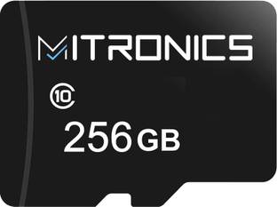 Mitronics 256GB Memory Card Set of 1 256 GB SD Card Class 10 40 MB/s  Memory Card Compatible with Camera, Computer, Gaming Console, Mobile, Tablet