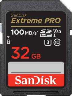 SanDisk Extreme Pro 32 GB SDHC Class 10 100 MB/s  Memory Card