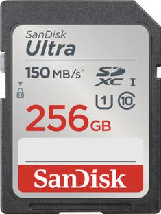 SanDisk SDSDUNC-256G-GN6IN Ultra 256 GB SDHC UHS-I Card Class 10 120 Mbps  Memory Card Compatible with Camera