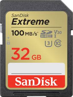 SanDisk Extreme 32 GB SDHC Class 10 170 MB/s  Memory Card
