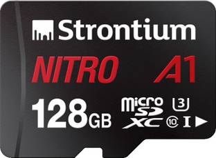 Strontium SRN128GTFU3A1A Nitro A1 128 GB SDXC UHS Class 1 100 Mbps  Memory Card Compatible with Mobile