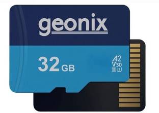 GEONIX GXMSD32GB with 5 Years Warranty, 32 GB SDXC Class 10 130 MB/s  Memory Card Compatible with Mobile, Camera, Tablet