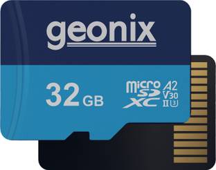 GEONIX GXMSD32GB with 5 Years Warranty, 32 GB SDXC Class 10 130 MB/s  Memory Card Compatible with Mobile, Camera, Tablet