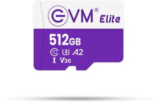 EVM EETF/512GU3 U3 V30 512 GB TF Card Class 10 100 MB/s  Memory Card Compatible with Camera, Mobile, Tablet