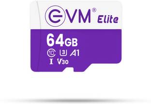 EVM EETF/64GU3 U3 V30 64 GB TF Card Class 10 100 MB/s  Memory Card Compatible with Camera, Mobile, Tablet