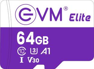 EVM EETF U3 V30 64 GB TF Card Class 10 100 MB/s  Memory Card Compatible with Computer