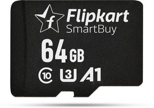 Flipkart SmartBuy FMC064-UR1-C10 64 GB MicroSDXC Class 10 20 Mb/s  Memory Card Compatible with Mobile, Tablet