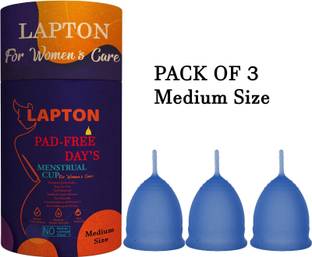 LAPTON Medium Reusable Menstrual Cup