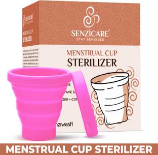 senziwash Menstrual Cup Sterilizer | Micro-wave safe | Kills 99% germs in 3 Minutes Intimate Wash