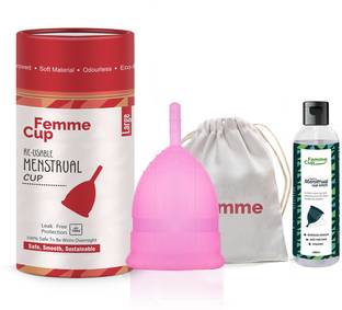 FemmeCup Large Reusable Menstrual Cup