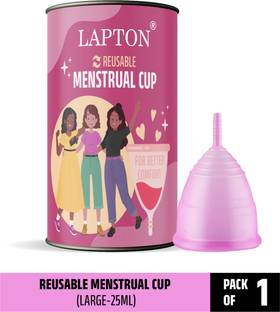 LAPTON Large Reusable Menstrual Cup