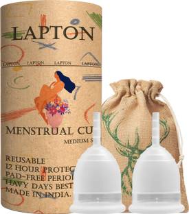 LAPTON Medium Reusable Menstrual Cup