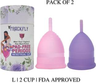 TrackFly Large Reusable Menstrual Cup