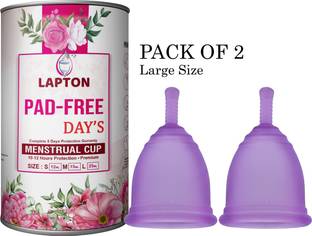 LAPTON Large Reusable Menstrual Cup