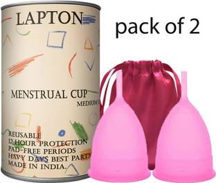 LAPTON Medium Reusable Menstrual Cup