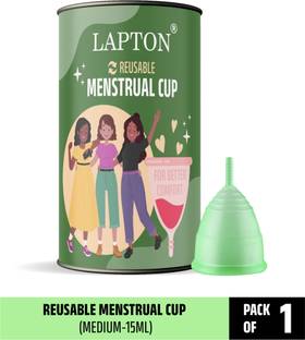 LAPTON Medium Reusable Menstrual Cup