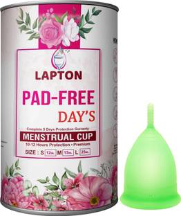 LAPTON Medium Reusable Menstrual Cup