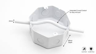 SK Lite 2 INCH PREMIUM FAN BOX HOOK Metal Electrical Box