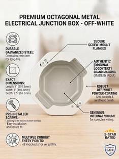SK Lite 2 INCH PREMIUM FAN BOX HOOK Metal Electrical Box