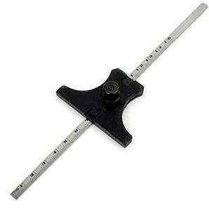 2FTR 30082 Manual Dept gauge 6"/ 150mm Stainless Steel Least Count 0.2mm/ 0.015" Micrometer Screw Gauge