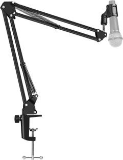 DawnRays Microphone STAND Suspension Boom Scissor Arm Stand Holder for Mic Studio Recording Broadcasting Home Studio