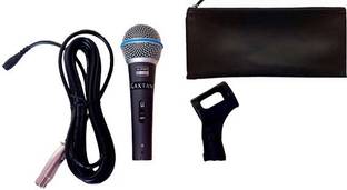 KAXTANG super beta-58A Professional Handheld wired Microphone Wired (Black) Vocal Karaoke Handheld Dynamic Singing Mic Studio Microphone Mike 58