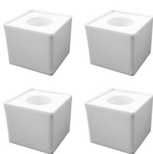 PEARL MIC ID Logo Branding | MIC Flag | for Microphone with SELF Adjusting Foam | Acrylic | Square | Size (L * B) = 3 * 2.5 | Pack of 4