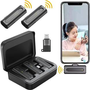 MOOZMOB Professional Wireless Mic for Reels Video Making Vlogs Recording Insta & Youtube Microphone