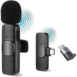 PABAH K8 Wireless Microphone, Digital Mini Portable Recording Clip WIRELESS MICROPHONE Wireless Microphone