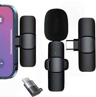 EL SMO Wireless Collar Mic TypeC Android PHONE iPhone Supported Lavalier Microphone 1