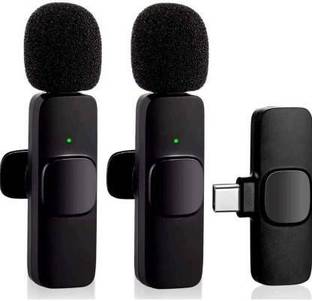 मोबिज़ैक Mobile Collar Microphone K9 for Vlogging Recording Podcast ASMR Interviews यूट्यूब वीडियो मेकिंग माइक्रोफोन्स वायरलेस
