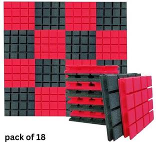 Urban Infotech 18 Pack Turbo Sound Proof Foam Panels for home Studio Gaming Studio*BBD Turbo Foam