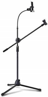 Corslet Microphone Stand with Mobile Holder GH-208 Microphone Holder Stand for Mic Stand Microphone Stand with Mobile Holder