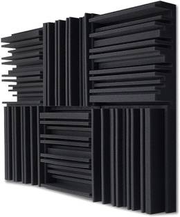 IMAGINEA Line Diffuser Studio Absorption Foam Wall Panel, Emerald, 12'' X 12'' X 2'' roadband Sound Absorber - Periodic Groove Structure