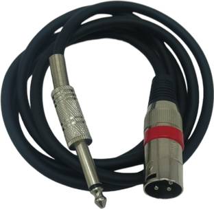 TZ SMART Male XLR to 6.35mm Male-Cable 1/4-inches Mono Jack Lead Cable