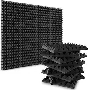 Urban Infotech Pyramid Soundproofing Studio Acoustic Foam for Wall Decreasing Noise and Echoes. Sound Reducer Foam Panels 6 pcs
