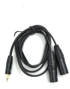 USEHOLD  TV-out Cable 3.5mm TRS Male to Dual XLR Male Balanced Interconnect Audio Cable 1.5m