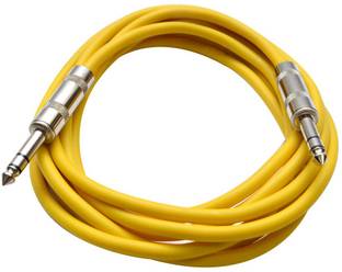 MORTAS 6.35mm to 6.35mm Jack Mono to Mono Audio Cable for Mixer, Guitar, Amplifier 6' 1/4" TRS to 1/4" TRS Patch Cable