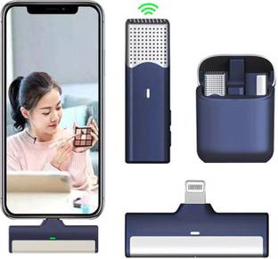 MOOZMOB Wireless Microphone for Voice Recording, Youtube Videos, Reels, Instagram and Podcast Microphone for iPhone
