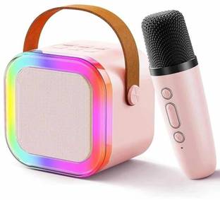 CLUBCLASSY Karaoke Machine for Kids Adults with Wireless Mic Bluetooth Speaker microphone bluetooth microphone for , kids, adult , type c charging