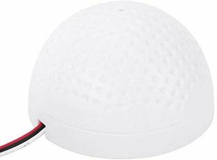 LipiWorld CCTV Pickup Audio Surveillance Microphone MIC Audio Monitoring Security System for CCTV Systems Round Shape (Pack of 1) Camera Microphone