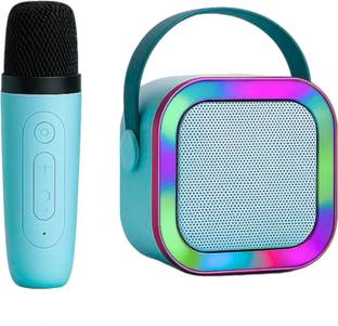 BLS Karaoke Sound System For Kids & Adult WIRELESS MIC AND BLUETOOTH SPEAKER , TYPE C CHARGING CABLE