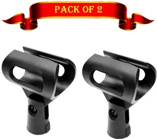 PEARL Professional MIC Holder Code 16 | MIC Clamp | MIC Clip | Mic Adapter | for Cordless Microphone | Pack of 2