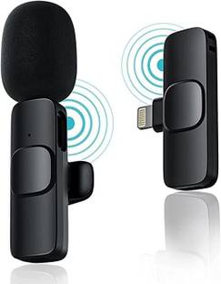 wishmechstore K8 Wireless Microphone Clip Mic, Digital Mini Lavalier Microphones, MICROPHONE
